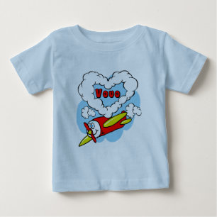 Camiseta De Bebé Amo el avión VoVo Kids