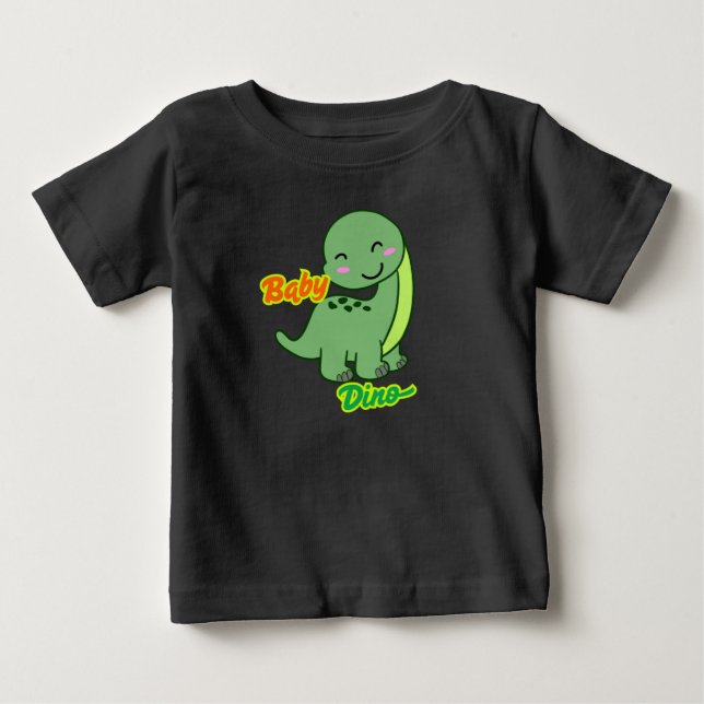 Camiseta De Bebé Amo el bebé dino (Anverso)