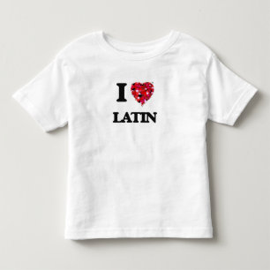 Camiseta De Bebé Amo el latín