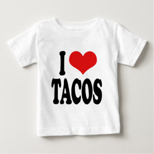 Camiseta De Bebé Amo el Tacos