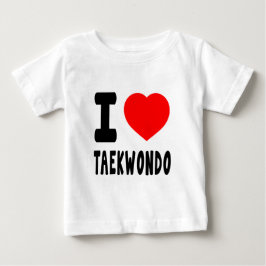 Camiseta De Bebé Amo el Taekwondo