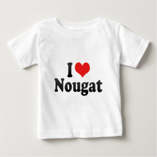 Camiseta De Bebé Amo el turrón