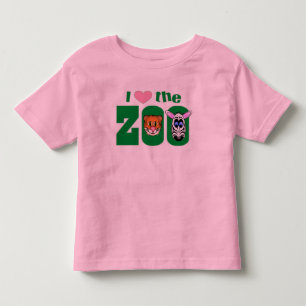 Camiseta De Bebé Amo el ZOO