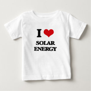 Camiseta De Bebé Amo energía solar