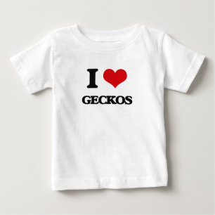 Camiseta De Bebé Amo Geckos