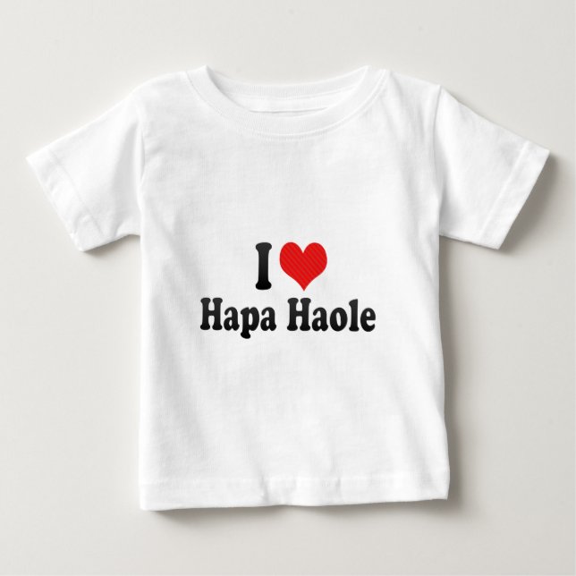 Camiseta De Bebé Amo Hapa Haole (Anverso)