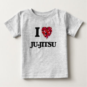 Camiseta De Bebé Amo Ju-Jitsu