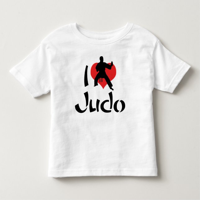 Camiseta De Bebé Amo Judo T-Shirt (Anverso)