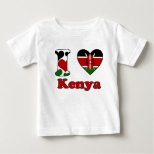 Camiseta De Bebé Amo Kenia