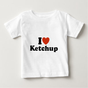Camiseta De Bebé Amo Ketchup