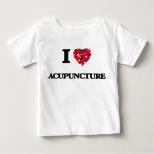 Camiseta De Bebé Amo la acupuntura