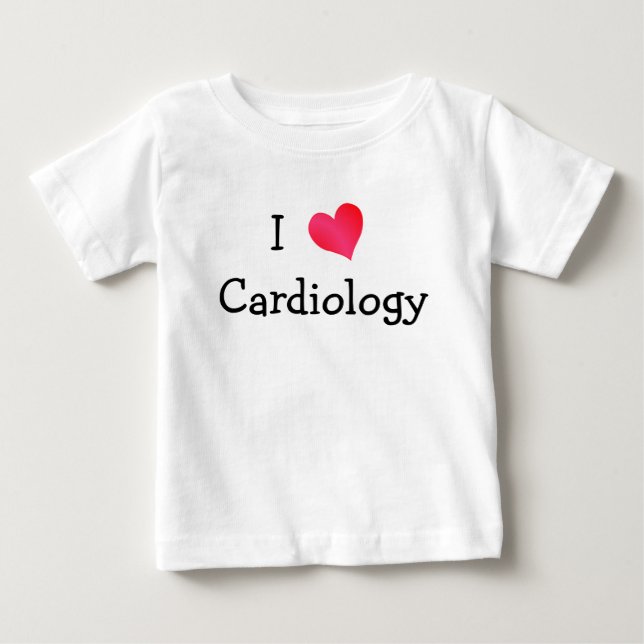 Camiseta De Bebé Amo la Cardiología (Anverso)