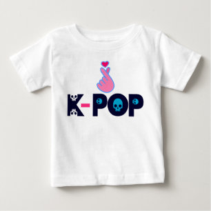 Camiseta De Bebé ♥ Amo la deportividad de KPop, elegante y respirab