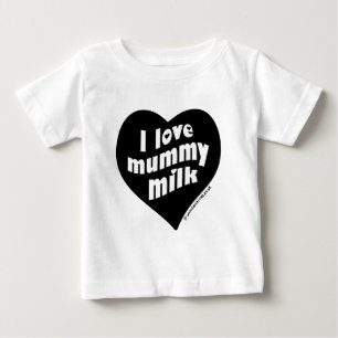 Camiseta De Bebé Amo la leche de la momia