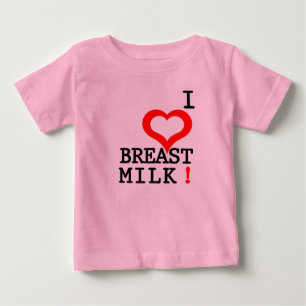 CAMISETA DE BEBÉ ¡AMO LA LECHE MATERNA!