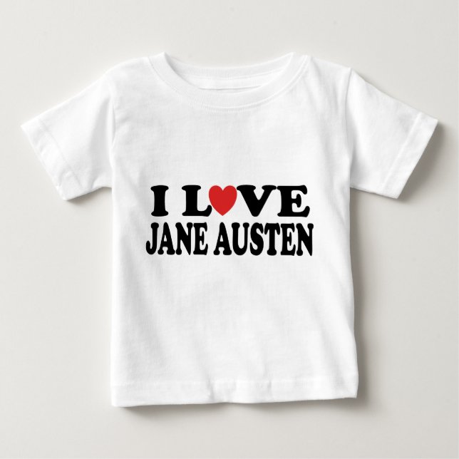 Camiseta De Bebé Amo la obra clásica de Jane Austen (Anverso)