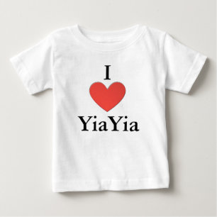 Camiseta De Bebé Amo la una pieza de Yiayia