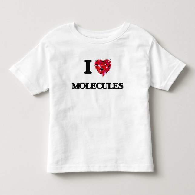Camiseta De Bebé Amo las moléculas (Anverso)