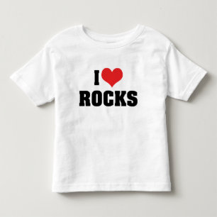 Camiseta De Bebé Amo las rocas - Geología de rocas amante geólogo