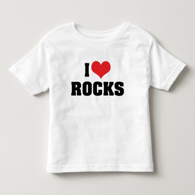 Camiseta De Bebé Amo las Rocas - Geólogo de Rock Lover (Anverso)