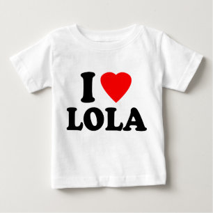 Camiseta De Bebé Amo Lola