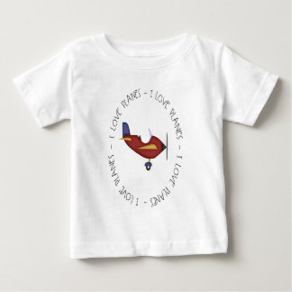Camiseta De Bebé Amo los aviones
