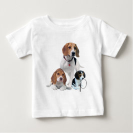 Camiseta De Bebé Amo Los Beagles