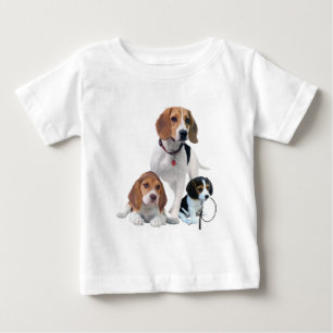 Camiseta De Bebé Amo Los Beagles