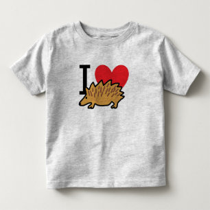 Camiseta De Bebé Amo los erizos