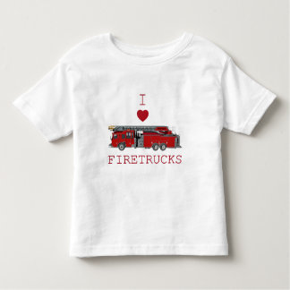 Camiseta De Bebé Amo los Firetrucks