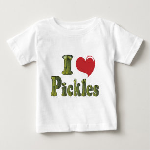 Camiseta De Bebé Amo los pepinillos