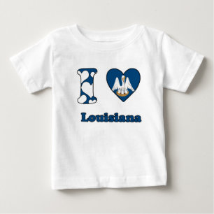 Camiseta De Bebé Amo Luisiana