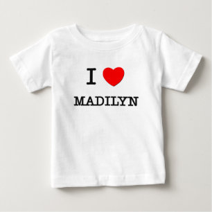 Camiseta De Bebé Amo Madilyn
