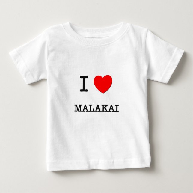 Camiseta De Bebé Amo Malakai (Anverso)