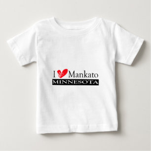 Camiseta De Bebé Amo Mankato Minnesota