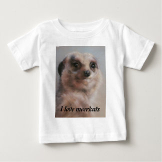 Camiseta De Bebé Amo meerkats