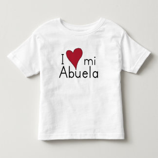 Camiseta De Bebé Amo mi abuela