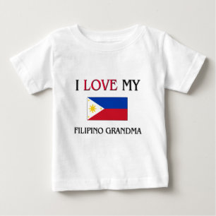 Camiseta De Bebé Amo Mi Abuela Filipina