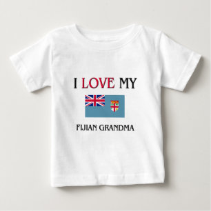 Camiseta De Bebé Amo Mi Abuela Fiyiana