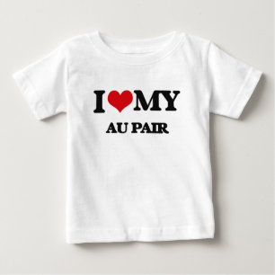 Camiseta De Bebé Amo mi au pair