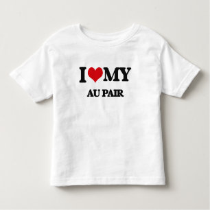 Camiseta De Bebé Amo mi au pair