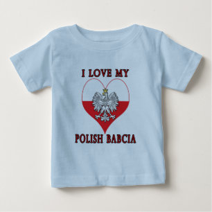 Camiseta De Bebé Amo mi Babcia polaca