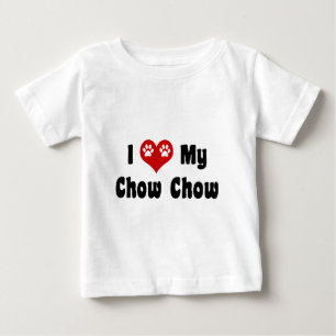 Camiseta De Bebé Amo Mi Chow Chow