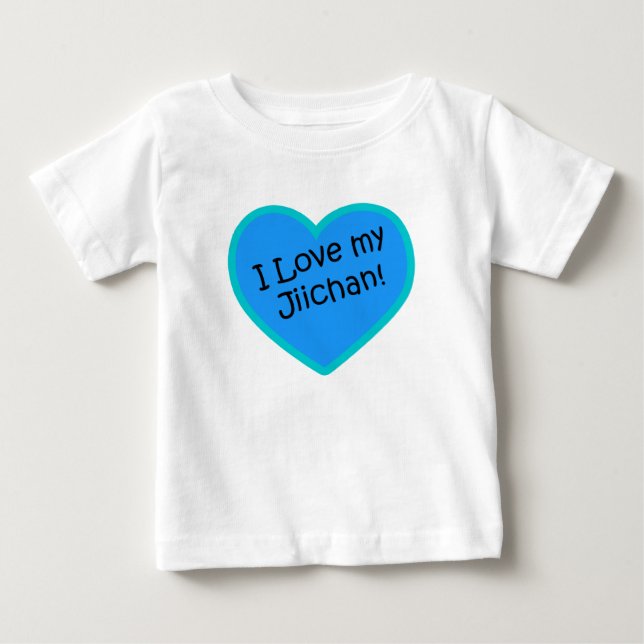 Camiseta De Bebé Amo mi Jiichan (Anverso)