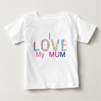 Camiseta De Bebé Amo mi mamá