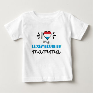 Camiseta De Bebé Amo mi mamá luxemburguesa linda