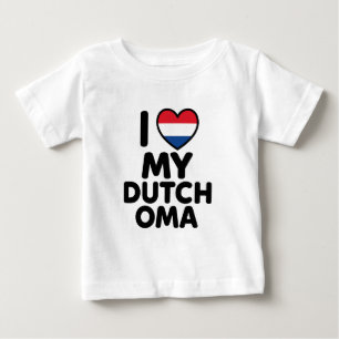 Camiseta De Bebé Amo Mi Oma Holandesa