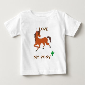 CAMISETA DE BEBÉ AMO MI POTRO