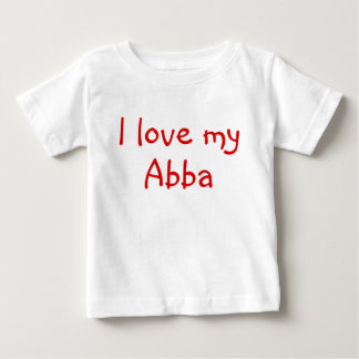 Camiseta De Bebé Amo mi ropa Abba para bebé