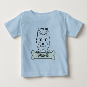 Camiseta De Bebé Amo mi Westie